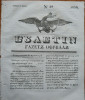 Ziarul Buletin , gazeta oficiala a Principatului Valahiei , nr. 29 , 1839