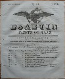 Cumpara ieftin Ziarul Buletin , gazeta oficiala a Principatului Valahiei , nr. 25 , 1839