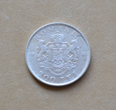 Moneda - 200 Lei 1942 Argint ( Mihai I Regele Romanilor, 6 grame ) #725 foto