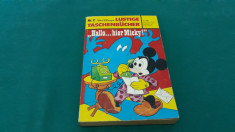 LUSTIGE TASCHENBUCHER * HALLO HIER MICKY!/ NR. 2/1981/ BENZI DESENATE foto