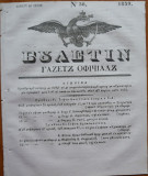 Cumpara ieftin Ziarul Buletin , gazeta oficiala a Principatului Valahiei , nr. 38 , 1839