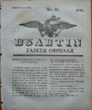 Ziarul Buletin , gazeta oficiala a Principatului Valahiei , nr. 35 , 1841