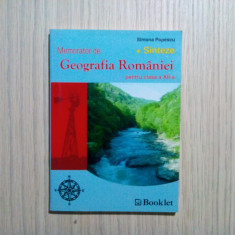 MEMORATOR DE GEOGRAFIA ROMANIEI Cl. XII - Simona Popescu - Booklet, 2005