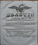 Ziarul Buletin , gazeta oficiala a Principatului Valahiei , nr. 20 , 1839