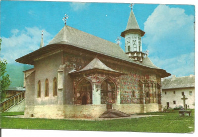 (A)carte postala(ilustrata)-SUCEAVA-Manastirea Sucevita foto