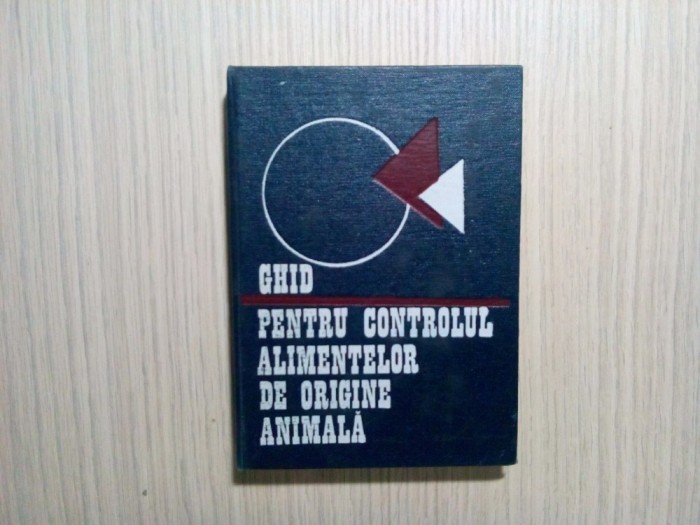 GHID PENTRU CONTROLUL ALIMENTELOR DE ORIGINE ANIMALA - Popa Gavrila - 1973
