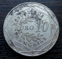 (A398) MONEDA DIN ARGINT FRANTA - 10 EURO 2016, PETIT PRINCE foto