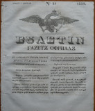 Cumpara ieftin Ziarul Buletin , gazeta oficiala a Principatului Valahiei , nr. 21 , 1839