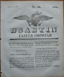 Cumpara ieftin Ziarul Buletin , gazeta oficiala a Principatului Valahiei , nr. 36 , 1841