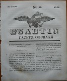 Ziarul Buletin , gazeta oficiala a Principatului Valahiei , nr. 37 , 1841