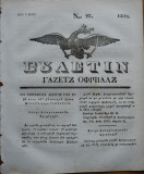 Ziarul Buletin , gazeta oficiala a Principatului Valahiei , nr. 27 , 1841