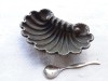 VAS CAVIAR SAINT JAQUES argint si LINGURITA argint 1900 VECHI rar EXCEPTIONAL, Sosiera