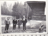 Bnk foto - Padis - Cabana Scarisoara - 1971, Alb-Negru, Romania de la 1950, Cladiri