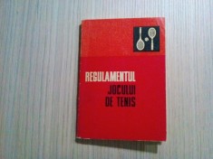 REGULAMENTUL JOCULUI DE TENIS - Federatia Romana de Tenis - Ed. Stadion, 1974