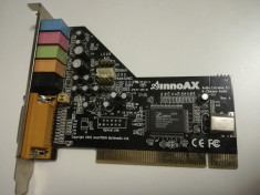 Placa de sunet PC PCI InnoaAX CMI 8738 foto