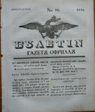 Ziarul Buletin , gazeta oficiala a Principatului Valahiei , nr. 32 , 1841