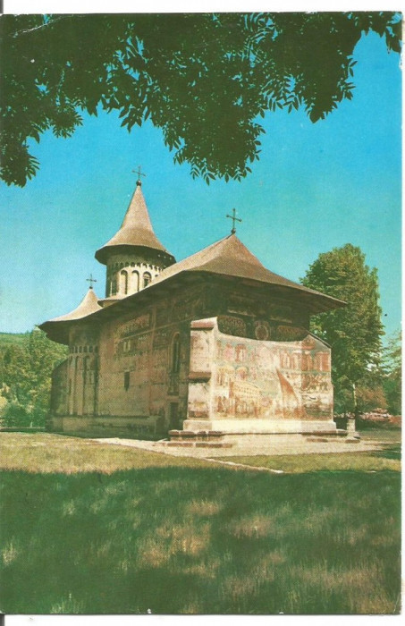 (A)carte postala(ilustrata)-SUCEAVA-Biserica-Voronet