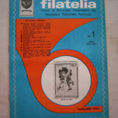 myh 16 - FILATELIA - REVISTA FILATELISTILOR DIN RSR - NUMARUL 1 - IUNIE 1982