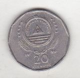 Bnk mnd Capul Verde 20 escudo 1994 , corabie, Africa