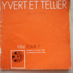 myh 16 - CATALOG FILATELIC FRANCEZ - YVERT ET TELLIER - 1984