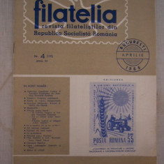 myh 16 - FILATELIA - REVISTA FILATELISTILOR DIN RSR - NUMARUL 4 - APRILIE 1966