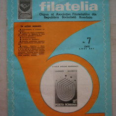 myh 16 - FILATELIA - REVISTA FILATELISTILOR DIN RSR - NUMARUL 7 - IUNIE 1981