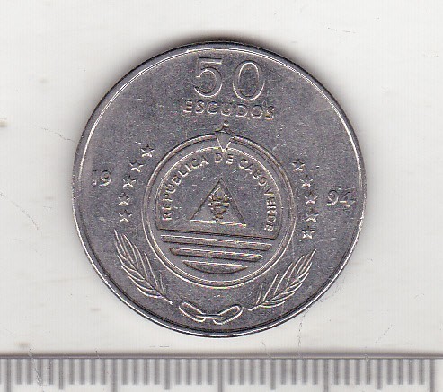 bnk mnd Capul Verde 50 escudo 1994 , flora