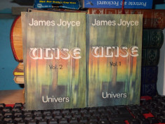 JAMES JOYCE - ULISE ( VOL 1 + VOL 2 ) * TRADUCEREA MIRCEA IVANESCU - 1984 foto