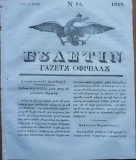 Cumpara ieftin Ziarul Buletin , gazeta oficiala a Principatului Valahiei , nr. 45 , 1839