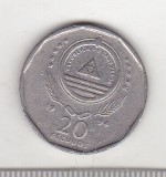 bnk mnd Capul Verde 20 escudo 1994 , flora