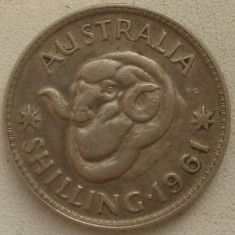 Australia - 1 Shilling 1961 - Argint foto