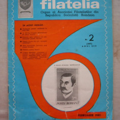 myh 16 - FILATELIA - REVISTA FILATELISTILOR DIN RSR - NUMARUL 2 - FEBRUARIE 1981