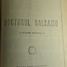 myh 34f - Alexandre Dumas - Doctorul Balsamo - 2 volume