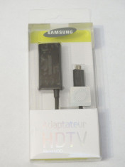 Adaptor HDTV HDMI Samsung micro USB pentru telefoane Samsung eia2uhunbecxef foto