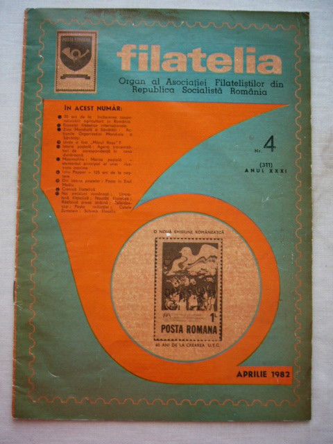 myh 15 - Filatelia - Revista filatelistilor din RSR - nr 4/iunie 1982