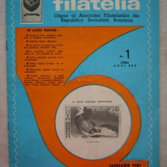 myh 16 - FILATELIA - REVISTA FILATELISTILOR DIN RSR - NUMARUL 1 - IANUARIE 1981