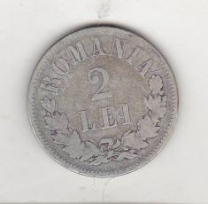 bnk mnd sc Romania 2 lei 1876 argint foto