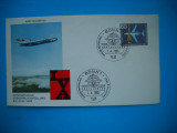 HOPCT PLIC S FDC 779 EXPO INTERN TRANSPORT BONN 1965 AVION -GERMANIA