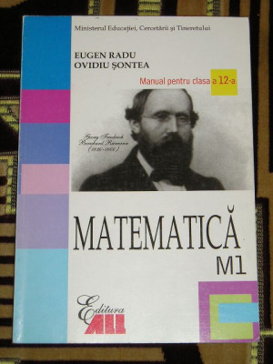 myh 34s - Manual matematica - clasa 12 - ed 2007 - piesa de colectie foto