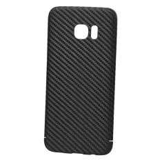Husa de Carbon NEVOX pentru Samsung Galaxy S7 Edge, Black foto