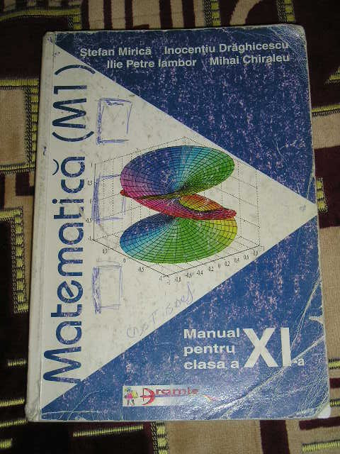 myh 33s - Manual matematica - ARAMIS - clasa 11 - ed 2002 - piesa de colectie