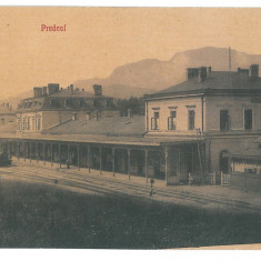 2414 - PREDEAL, Romania, Railway Station - old postcard - used - 1903