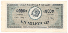 Romania 1.000.000 ( 10000000) Lei 16.04.1947 - Aprilie - (U.0408-0535) P-60 foto