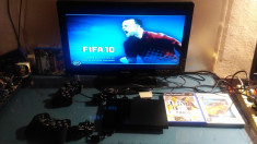 CONSOLA SONY PLAYSTATION 2 SPCH-90004 + 2 MANETE+ 2 JOCURI NFS UNDERGROUND +FIFA foto