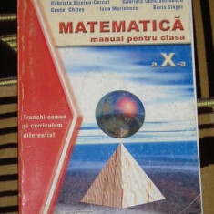 myh 33s - Manual matematica - SIGMA - cls 10 - ed 2005 - piesa de colectie