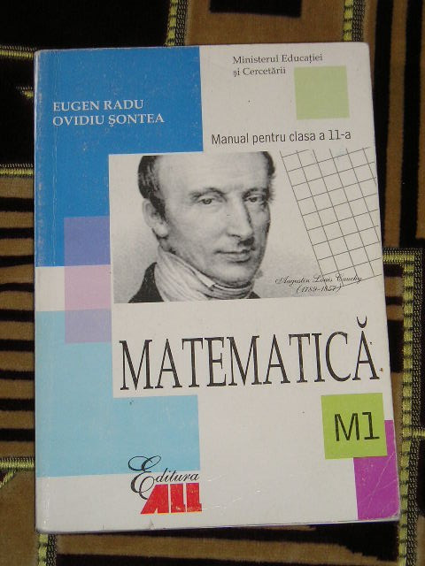 myh 34s - Manual matematica - ALL - clasa 11 - ed 2006 - piesa de colectie