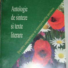 myh 34s - F Eugenia Fetcu - Antologie de sinteze si texte literare - ed 2003