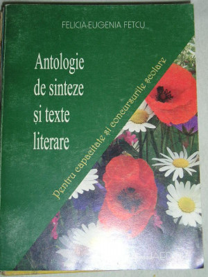 myh 34s - F Eugenia Fetcu - Antologie de sinteze si texte literare - ed 2003 foto