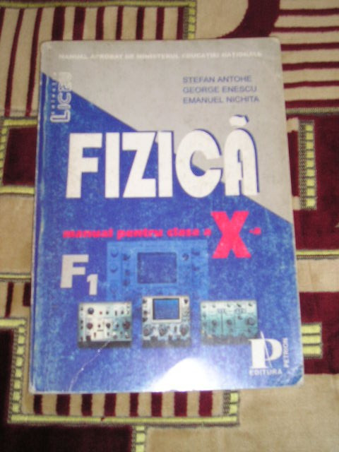 myh 34s - Manual fizica - F1 - clasa 10 - ed 2002 - piesa de colectie