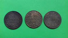 Lot moneda 10 bani 1867 Heaton foto